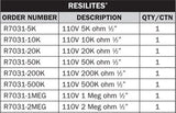 CLACK RESILITE WATER QUALITY INDICATOR LIGHT